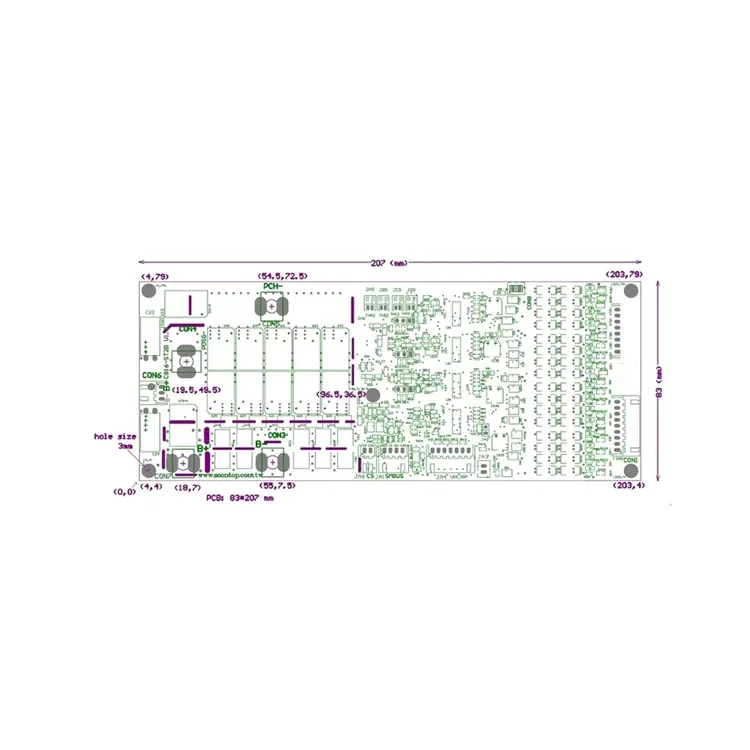 YYHC High Performance Lithium Battery Pack Lifepo4 Spf-F-12-60 4S 12V60A Battery Management Systems Bms