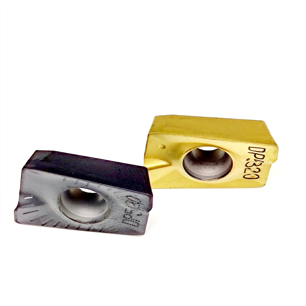 Inserti in metallo duro APMT1604 PDER DP5320 DP5420 Inserti indicizzabili Lame per fresa CNC per fresatura dell'acciaio APMT 1604 DP 5320 5420