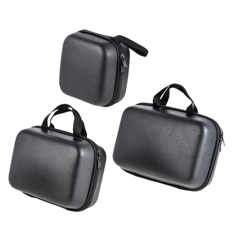 Fishing Reel Protective Case PU Leather Hard Fishing Reel Protective Case Storage Box Rotating Reel Case Cover Enduring