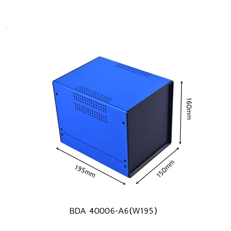 195x160x150mm Iron Instrument Case Diy Electronic Junction Box Iron Metal Box Electronic Project Power Supply Enclosure