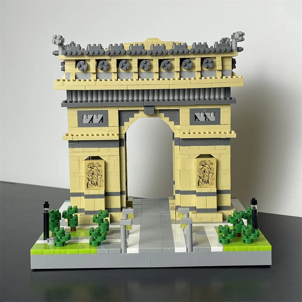 Triumphbogen architekto nische Modellbau steine Spielzeug: Sammlerstück für Geschichte, Ornament, Geschenk, dekorative, praktische Fähigkeiten