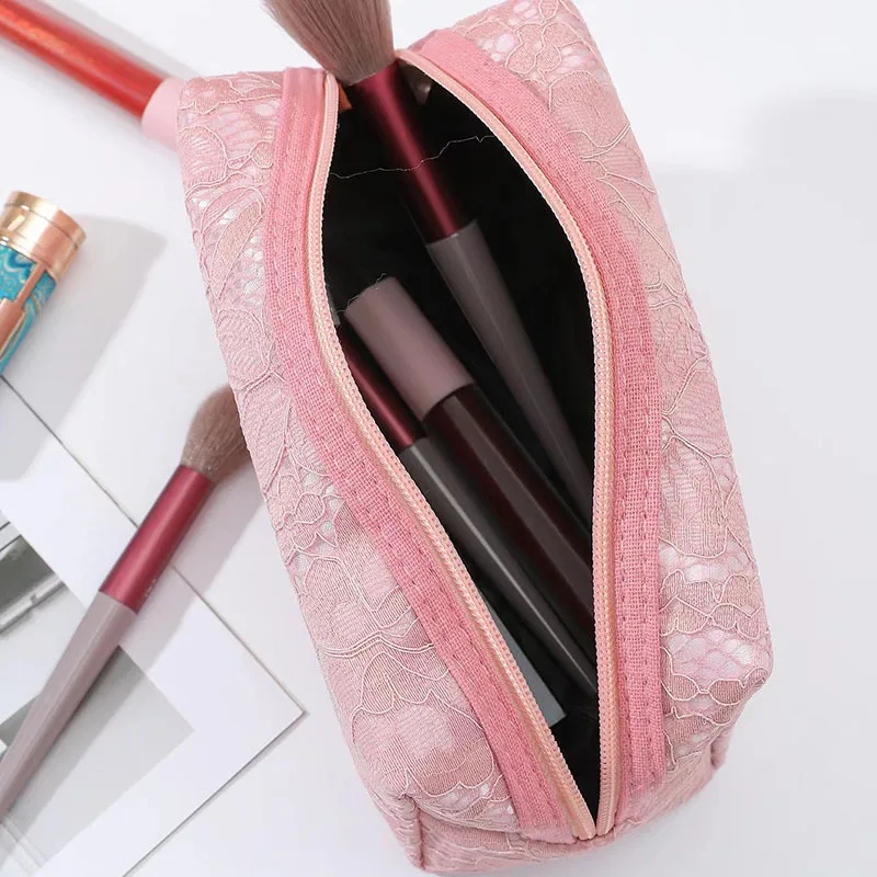 Personalized Makeup Bag Light Luxury Lace Makeup Bag Travel Portable Wash Bag Travel Storage Makeup Bag