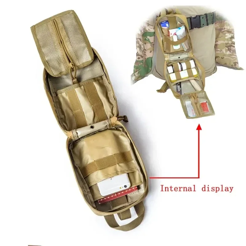 Tactical First Aid Kits Medical Bag Emergency Outdoor Hunting Car Camping Molle Survival Tool EDC Pouch Organizer