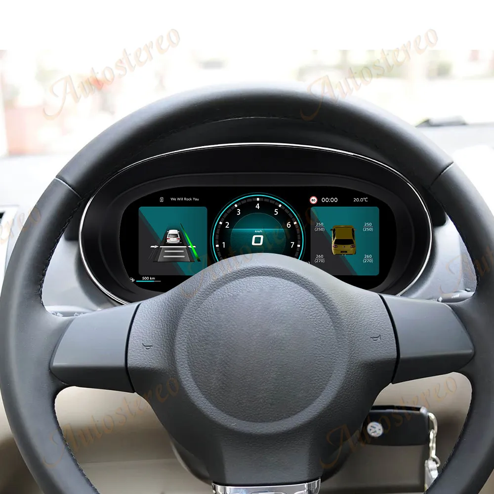 

ЖК-дисплей приборной панели, цифровой кластер для Volkswagen Polo 2009-2016, приборная панель, автомобильный спидометр, дисплей, головное устройство, экран счетчика