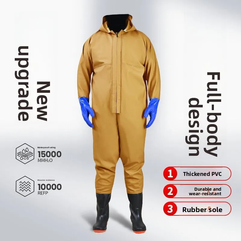 thickened-overall-fishing-suit-waterproof-wear-resistant-wading-waterproof-underwater-clothing-full-body-suit-for-fishing