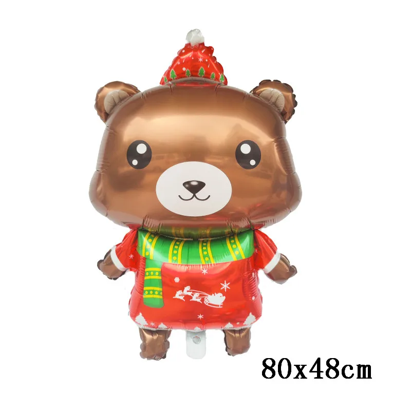 Globo de aluminio de Feliz Navidad, decoración del hogar, Papá Noel, muñeco de nieve, fiesta de Navidad, suministros de Año Nuevo, regalo, 2023