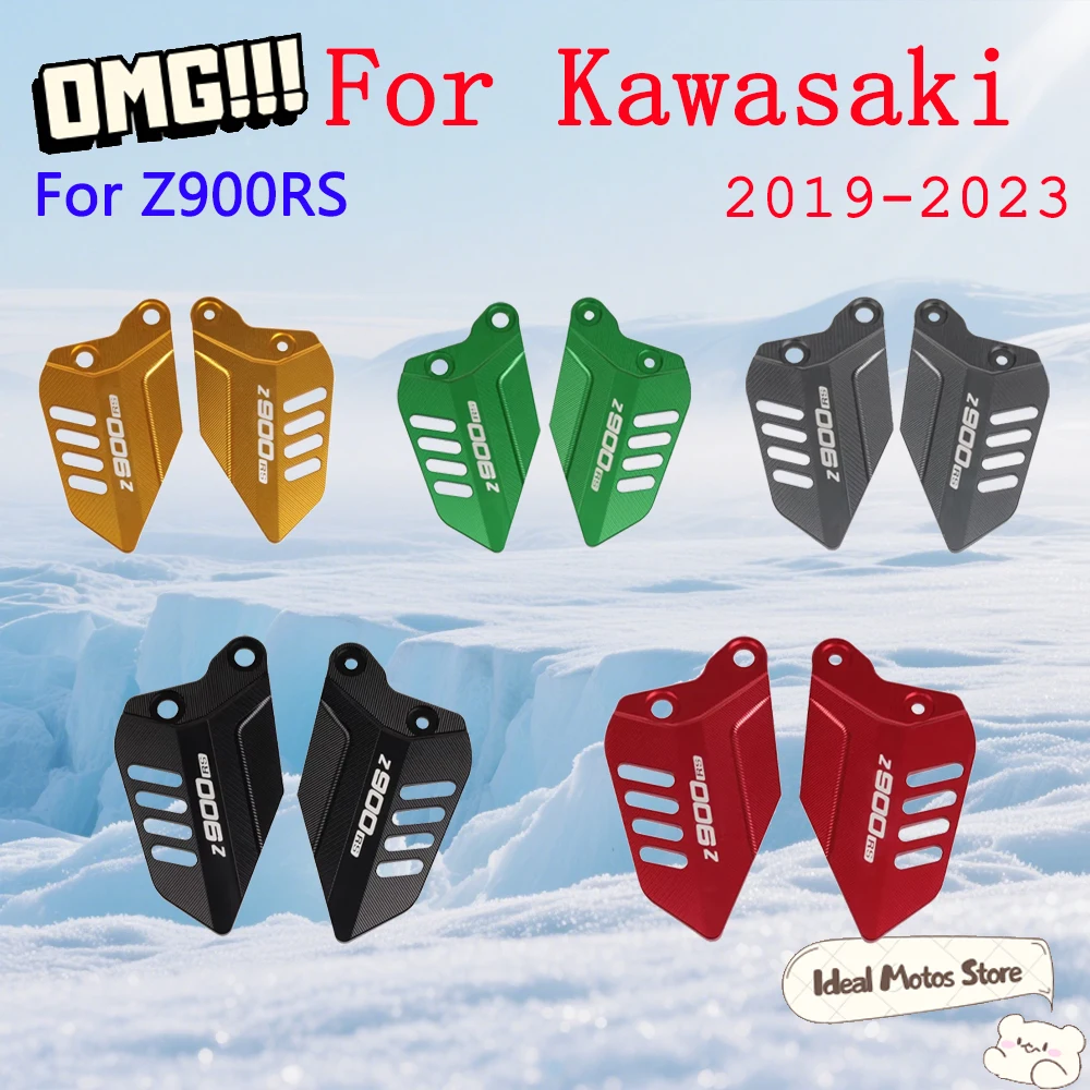

For Kawasaki Z900RS Z 900 RS 2019 - 2023 CNC Aluminum Footpeg Footrest Rear Set Heel Guard Protector Motorcycle Accessories