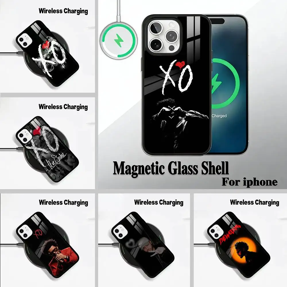 

T-The W-Weeknd -XO Wireless charging phone case compatible with iPhone 17/16/15/14/13/12/11