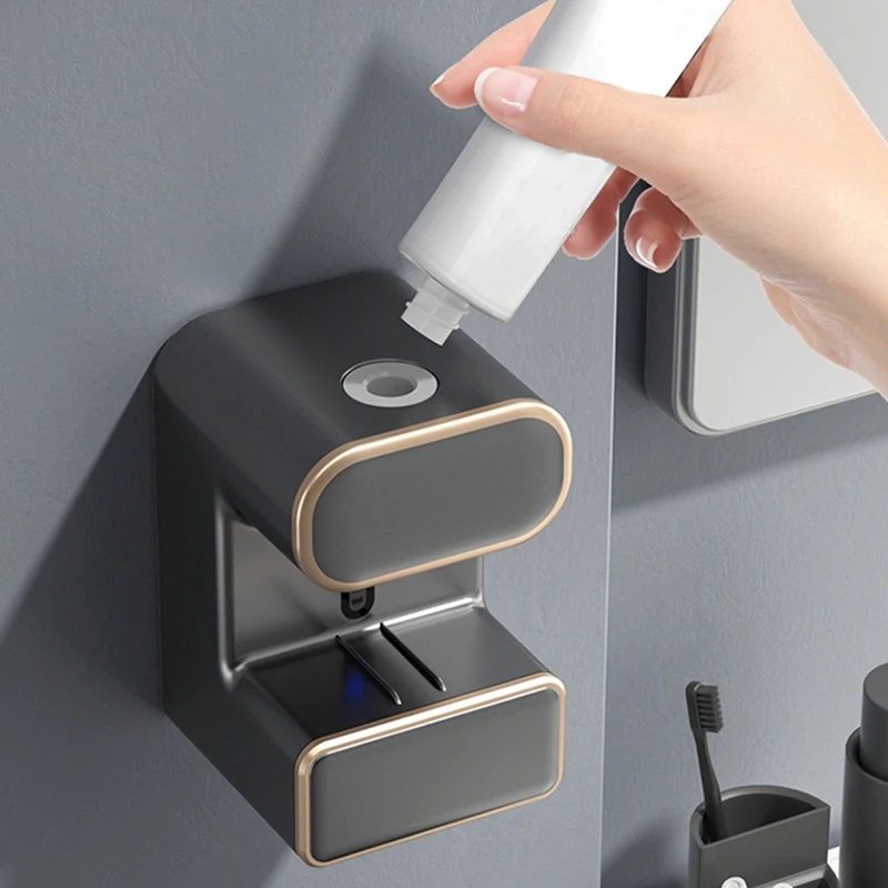 Automatic Toothpaste Dispenser, Wall Mounted Electric Toothpaste Dispenser For Kids & Adults, Toothpaste Dispenser