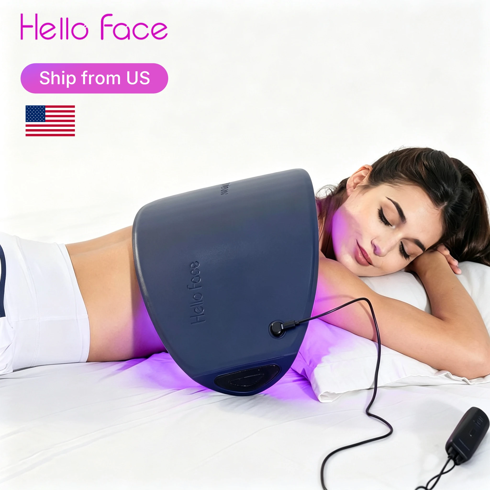 720 LEDs Hello Face L6 Red Light Mask Extra-Large Infrared Light Mask Full-body Panel Pad LED Face Lamp for Home Salon Use