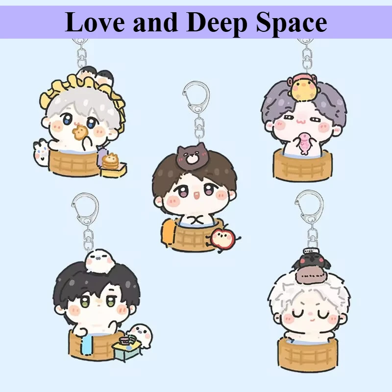 "Love and Deep Space" Cute homemade acrylic keychain schoolbag pendant around Gu Zili