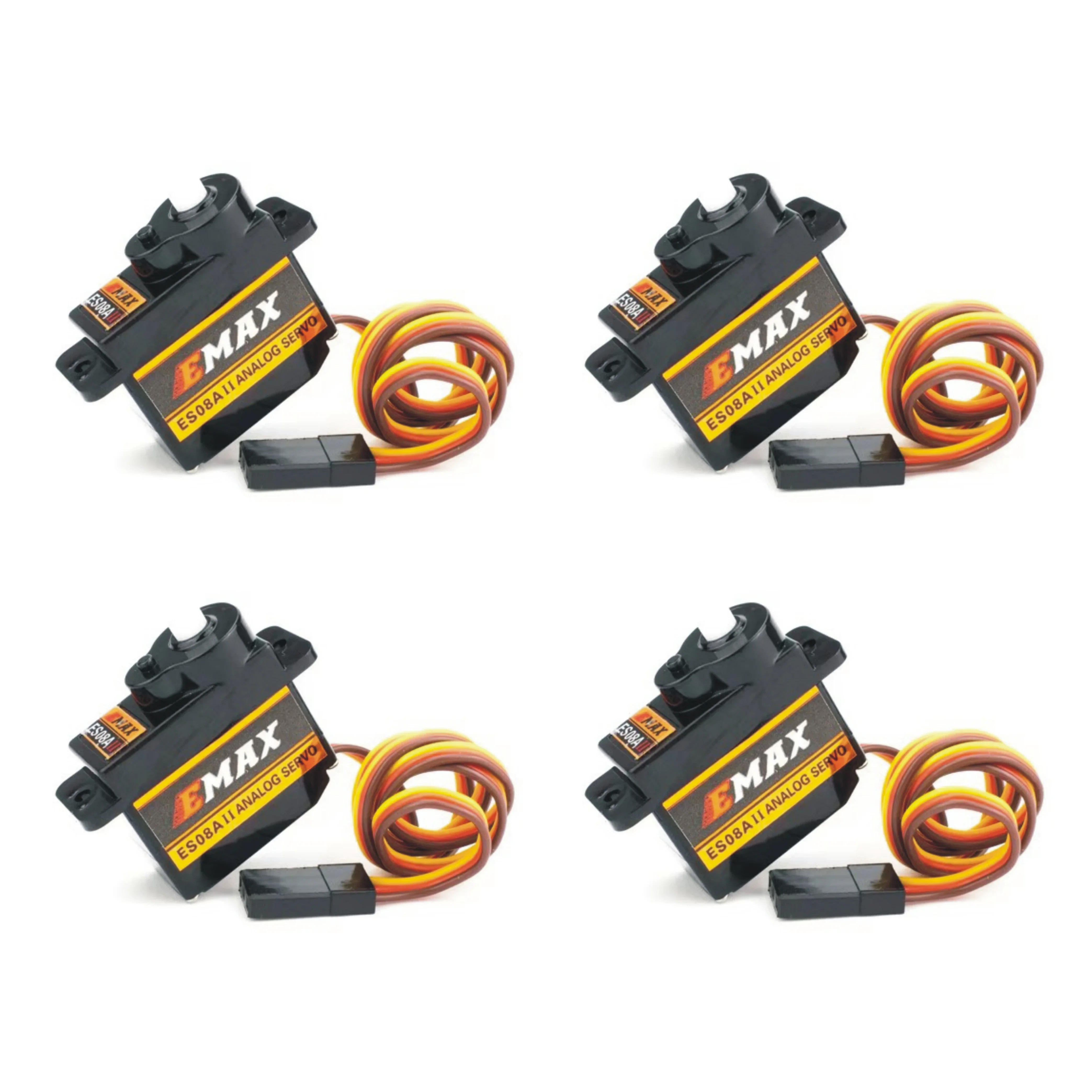 2/4pcs EMAX ES08MDII ES08MD II Metal GEAR Digital Servo up sg90 ES08A ES08MA MG90S TREX 450 Helicopter Airplane Rc Robot