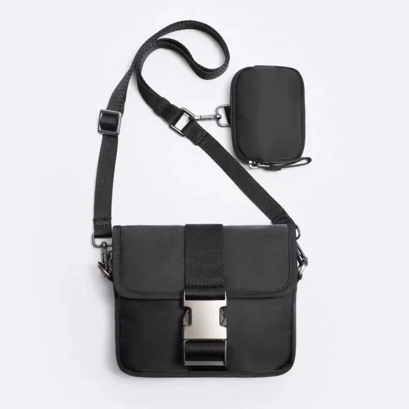 New Casual Men's Crossbody Bags 3 in 1 Samll Square Crossbody Bag Men Women Shoulder Messenger Bag Fashion Flap Shoulder Bags