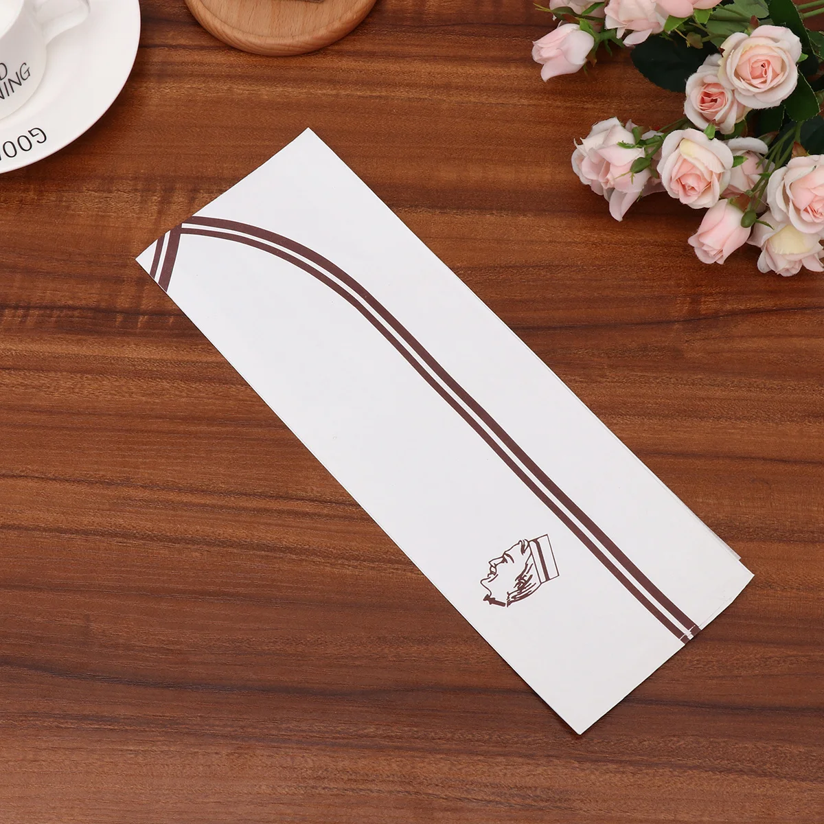 50Pcs Disposable Paper Chef Hats Lightweight Comfortable Headgear for Professional Chefs Bakers Catering Schools Home Baking