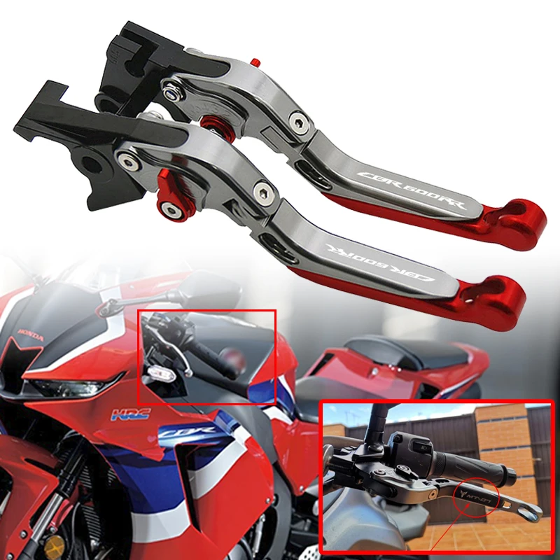 Fit For Honda CBR600RR 2007-2017 2016 2015 2014 2013 Motorcycle Accessories Adjustable Folding Extendable Brake Clutch Lever