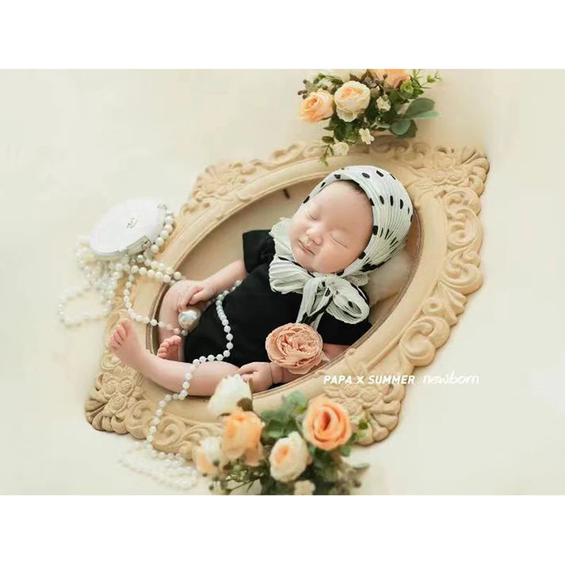 Newborn Fragrant Wind Theme Full Moon Photography Props Clothes Baby 100 Day and 100 Year Old Photos 아기 코스프레