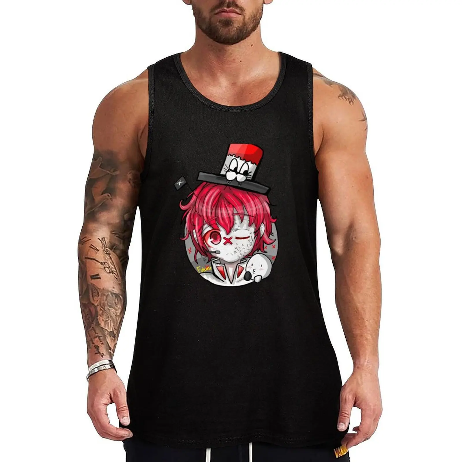 vocaloid-fukase-artwork-by-kibo-kibo-tank-top-daily-casual-tank-top-relaxed-fit-sleeveless-summer