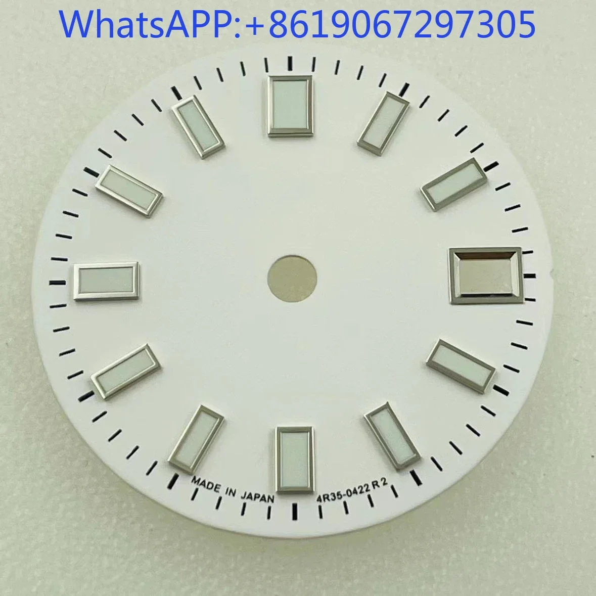 

Матовый циферблат часов, подходит для NH34, автоматический механический механизм, зеленый люм, простая модификация, аксессуары, детали