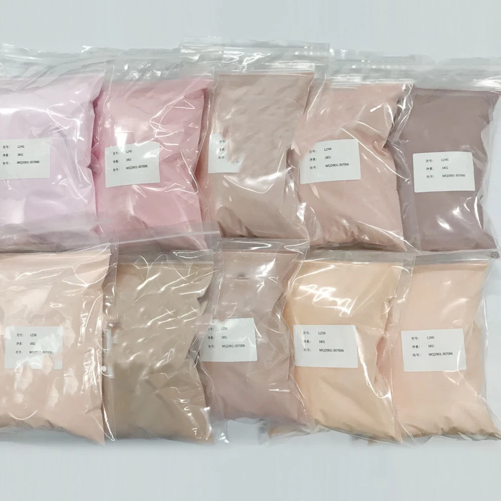 900g-2lb Nude proszek do paznokci brązowy różowy akrylowy proszek do zanurzania do przedłużania rzeźba DIY Salon francuski projekt paznokci proszek Pigment