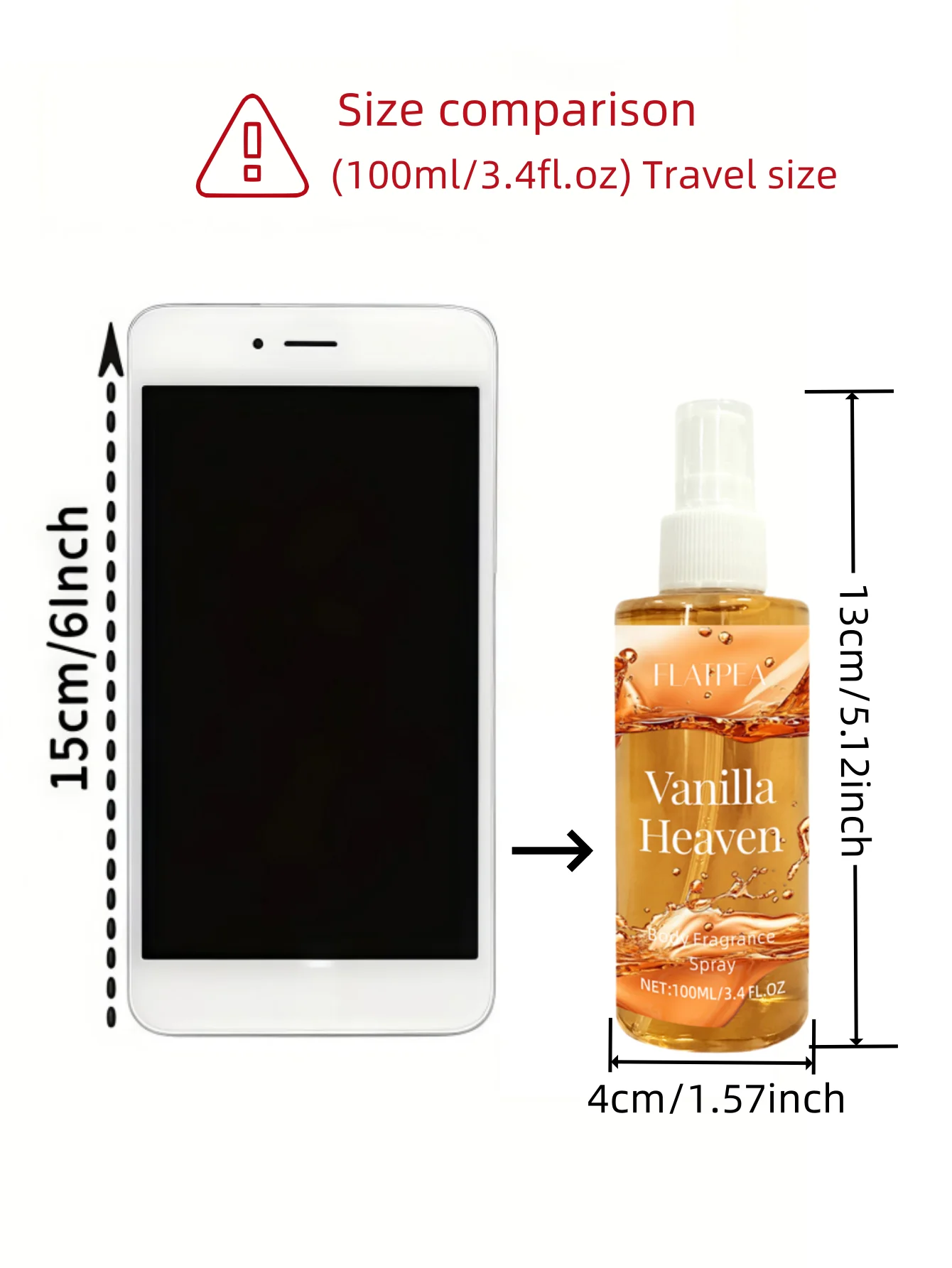 100 ml Vanille-Duft, Körper- und Haarnebel, langanhaltender Duft, geeignet für geschäftliche Anlässe, Termine