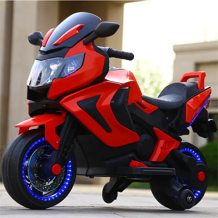 LEADING MANUFACTURE electric kids motorcycle 12v children electric motorcycle with Safety assist wheel ride on toy cars for baby