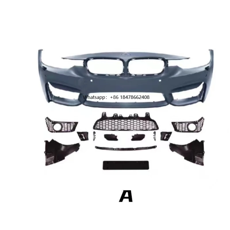 

Bodykit F30 MT M Sports Front Bumper for 3 Series F30 F35 2013-2019 Upgrade to MT M-Tech Look Front Bumper Rear Bumper Kit