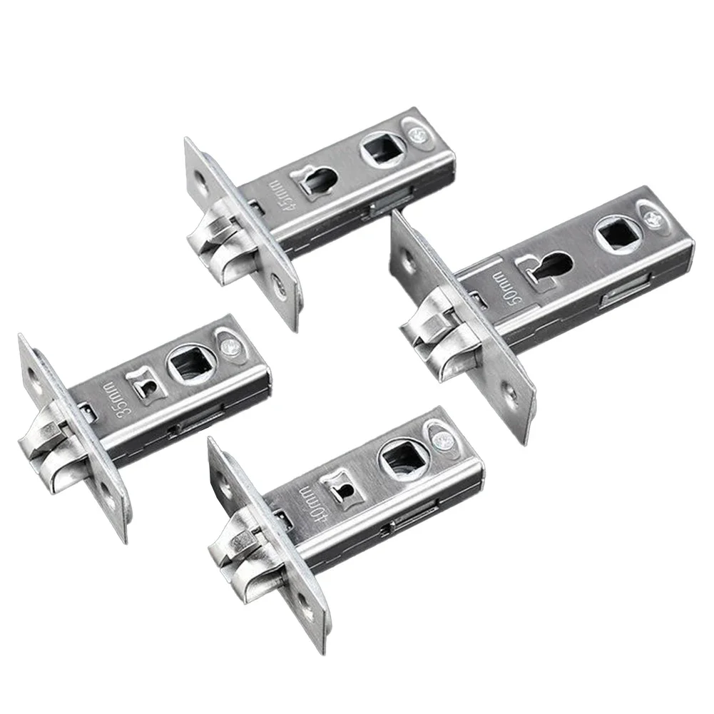 1pcs Tubular Latch Passage Latch Lockbody Stainless Steel For Right Left Hand Opening Doors Unsprung Door Furniture