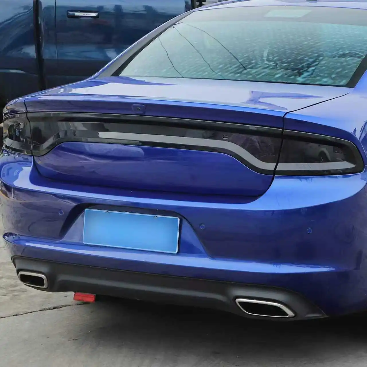 Car Tail Light Smoked Protective Lens Cover compatible with Dodge Charger 2015-2024 Exterior Mod Parts