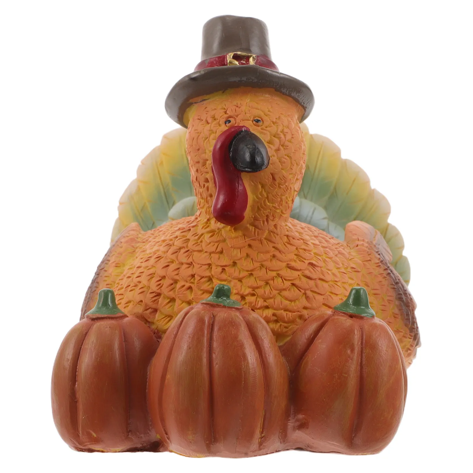 Thanksgiving Turkey Resin Statue Outdoor Fall Harvest Decor Garden Patio Yard Tabletop Centerpiece Autumn Decoration