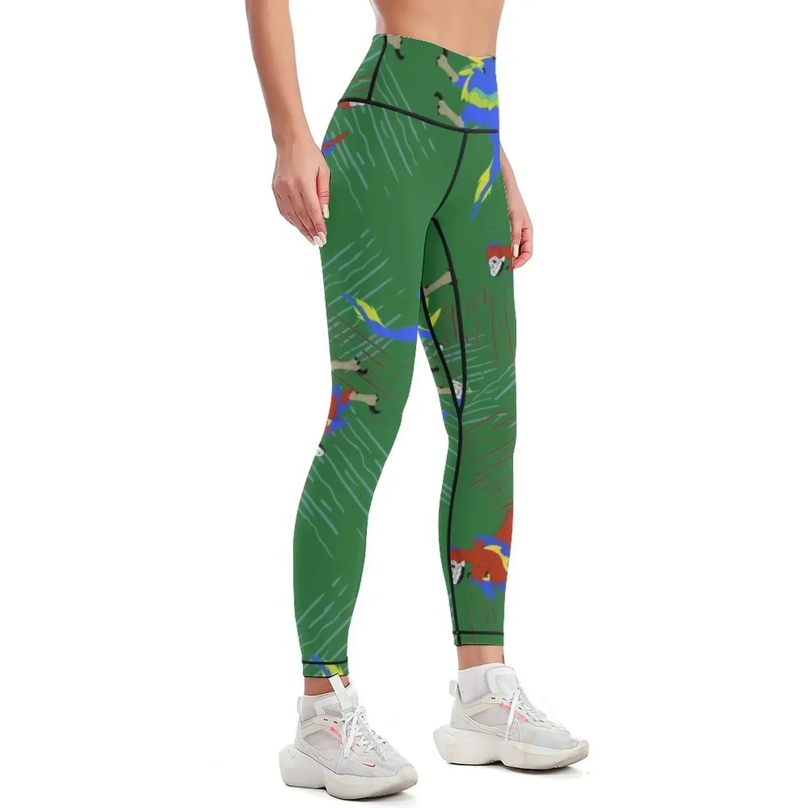 A Raptor of a Different Color Leggings Clothing fitness sporty woman push up Women sports Womens Leggings