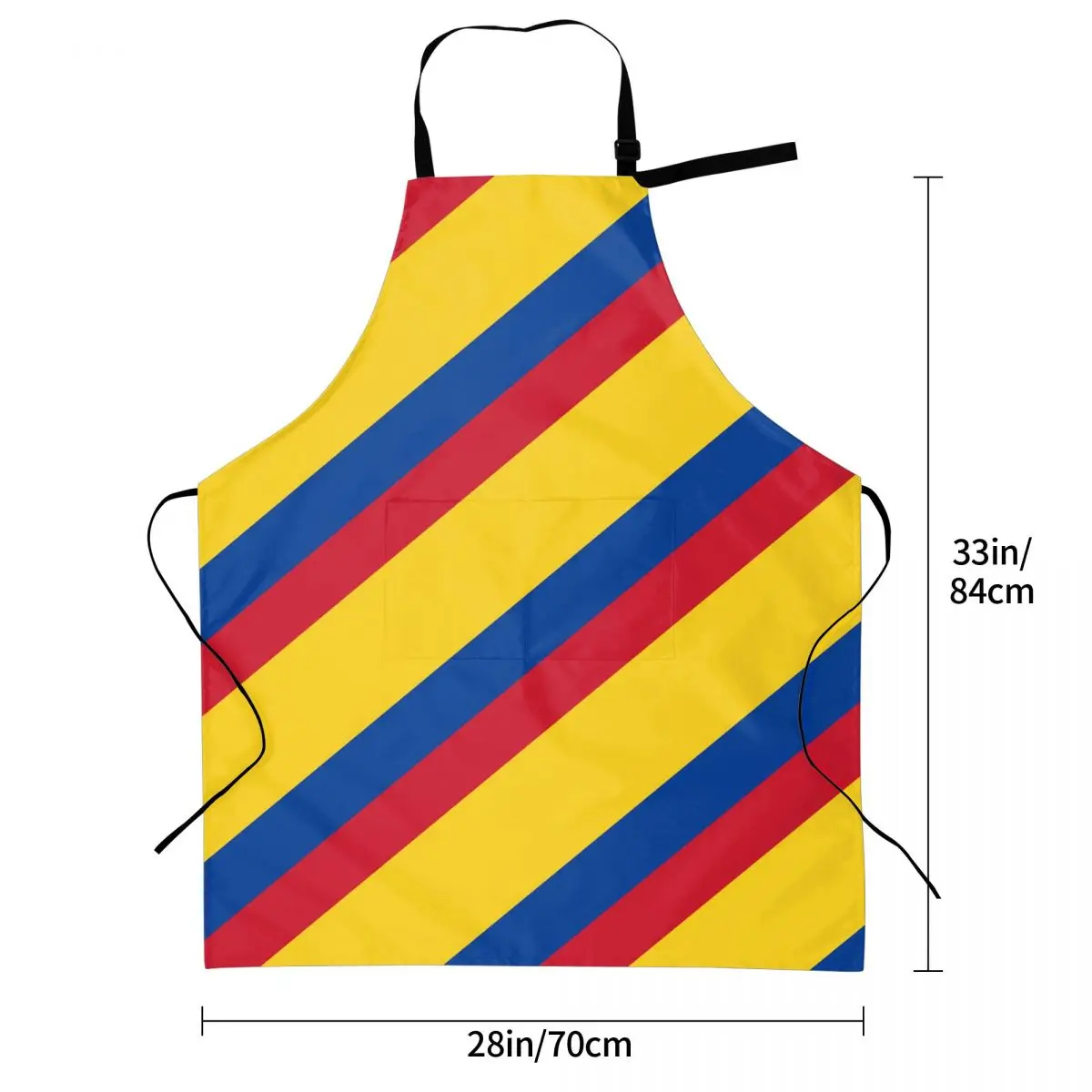 Colombia Flag - Colombian Dress Aprons Chef Cooking Baking Tablier Waterproof Bib Kitchen Cleaning Pinafore for Women Men