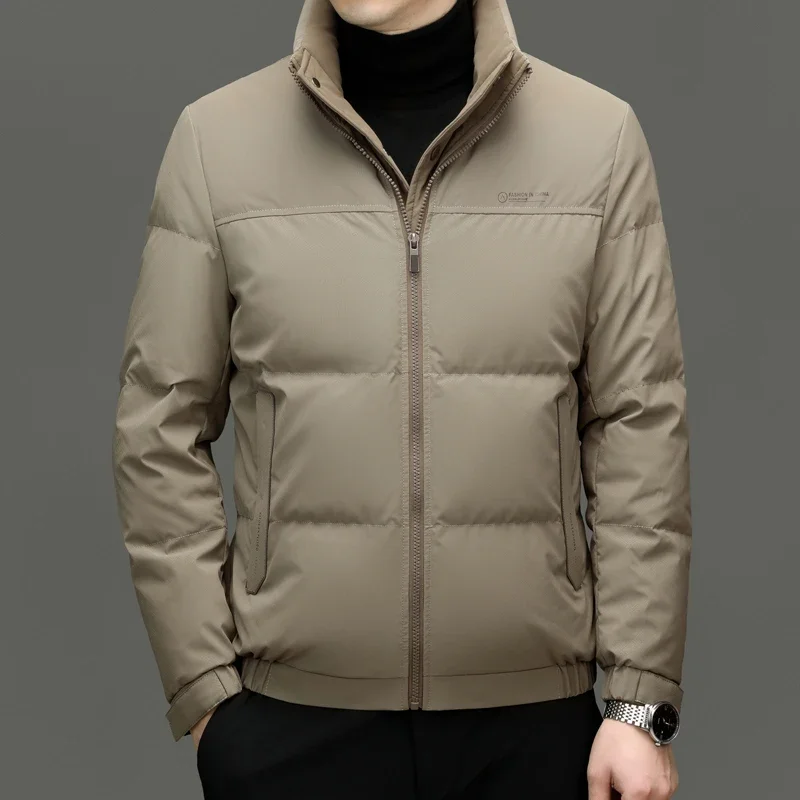 Stand Collar Short Down Jacket Designer Clothes Men Padded 2024 Men's Winter Jacket New in Coats Down Casual Man Sack