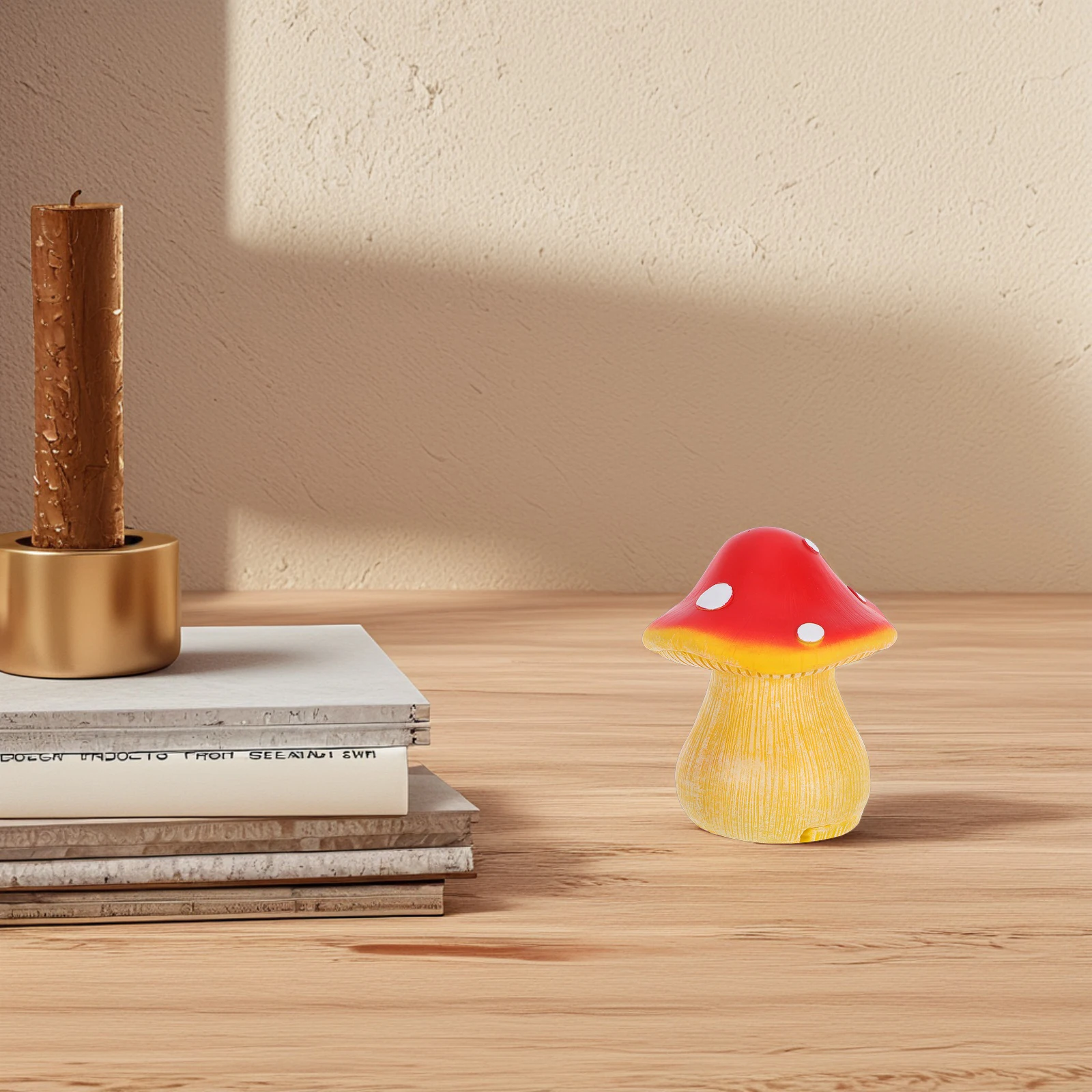 

Mushroom Key Box Hider Realistic Resin Statue Decorative Storage Container Outdoor Indoor Hidden Money Aesthetic Garden naments