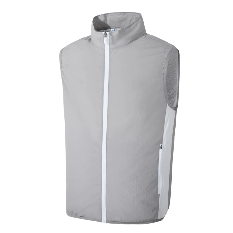 Men's Casual Fishing Vest Summer Cooling Fan Vest USB Rechargeable Air Conditioning Outdoor Clothing Workwear Breathable Vest - Image 6