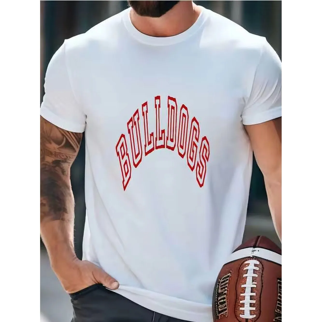 Mens Gameday Essentials Bundle // Custom Varsity Crewneck, Game Day Canvas Tee, Insulated Cooler, Custom Trucker Hat, Catch-All T-Shirt