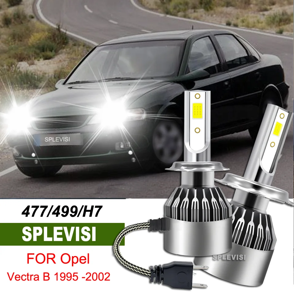 H7/477/499 High Lumens Car Light Turbo Led Diode Lamp Auto 6000K 12V For Opel Vectra B 1995 1996 1997 1998 1999 2000 2001 2002