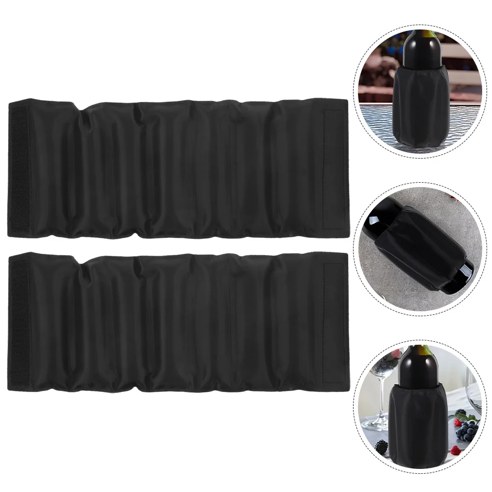 

2Pcs Reusable Gel Ice Packs Wine Cooler Sleeve for Wine Bottles Beer Cooler Pack Lunch Box Ice Packs for Lunch Boxes