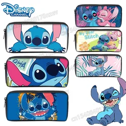 New Disney Lilo & Stitch Pen Bag Students School Supplies Anime Cartoon Large Capacity Pencil Case for Kids Stationery Gift