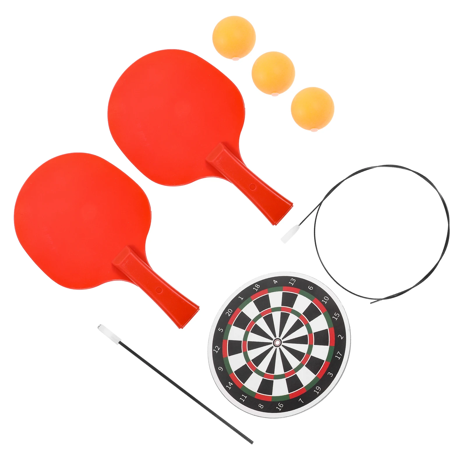 Table Tennis Trainer Bar Random Color Racket Cat Toy Beginner Professional Practice Kit Return Board Training Device