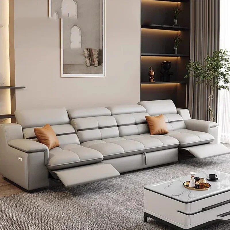 Postmodern Brown Living Room Sofas Back Support Office Lounges Electric Sofa Sleeper Luxury Nordic Sillon Cama Unique Furniture