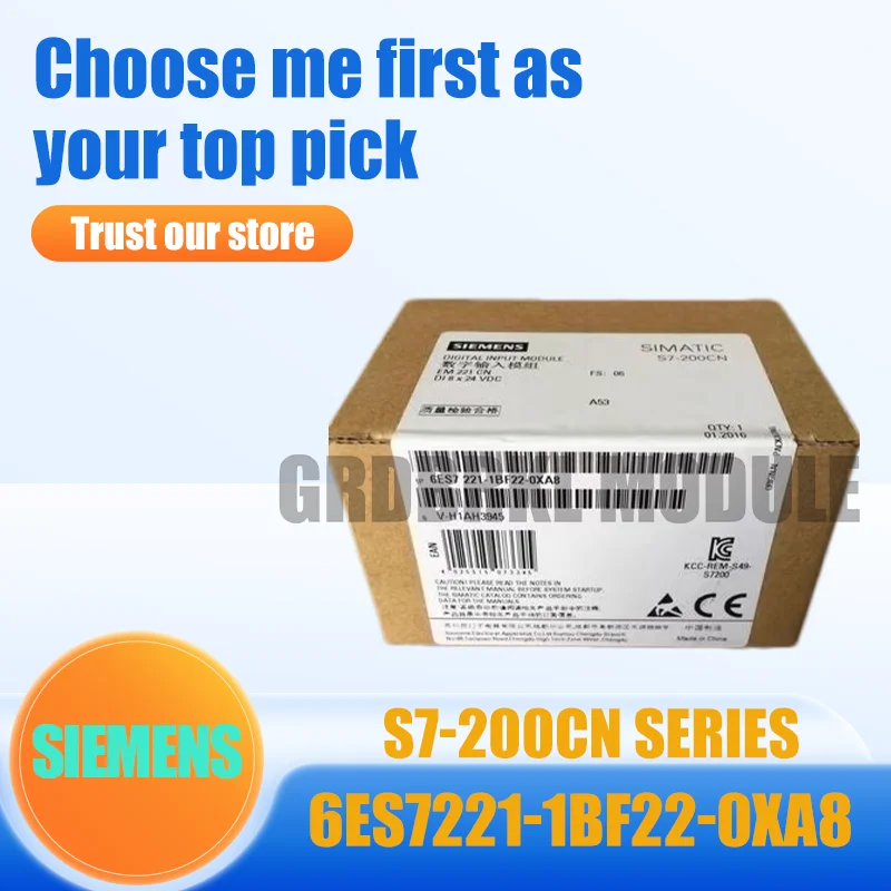 

New Original SIEMENS 6ES7221-1BF22-0XA8 S7-200 CN Digital Input Module