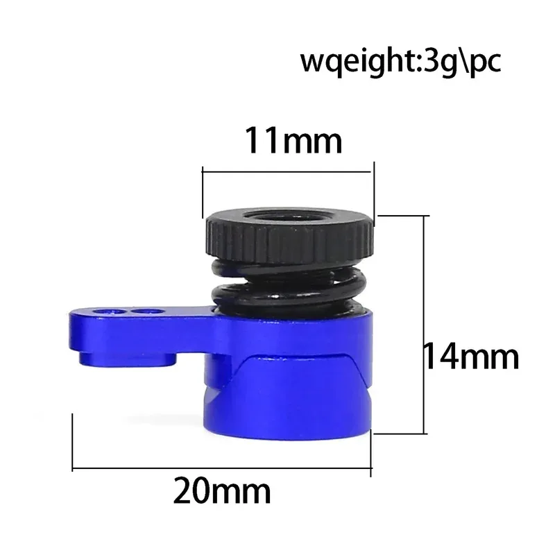 Jeu de bras Servo en métal 25T, pour Arrma 1/18 granit Grom Typhon GROM LOSI Mini LMT RC, pièces de mise à niveau de voiture, accessoires