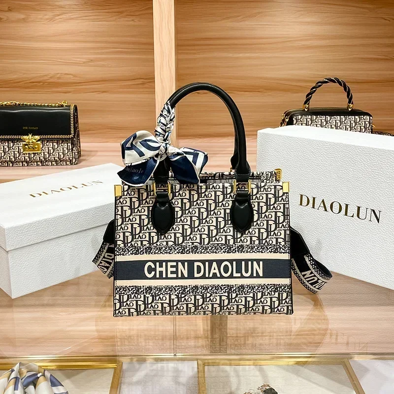 2024 New Embroidery Large Capacity Casual Totes High Quality Shoulder Messenger Bags Luxury Fashion Gg Women Purse And Handbags