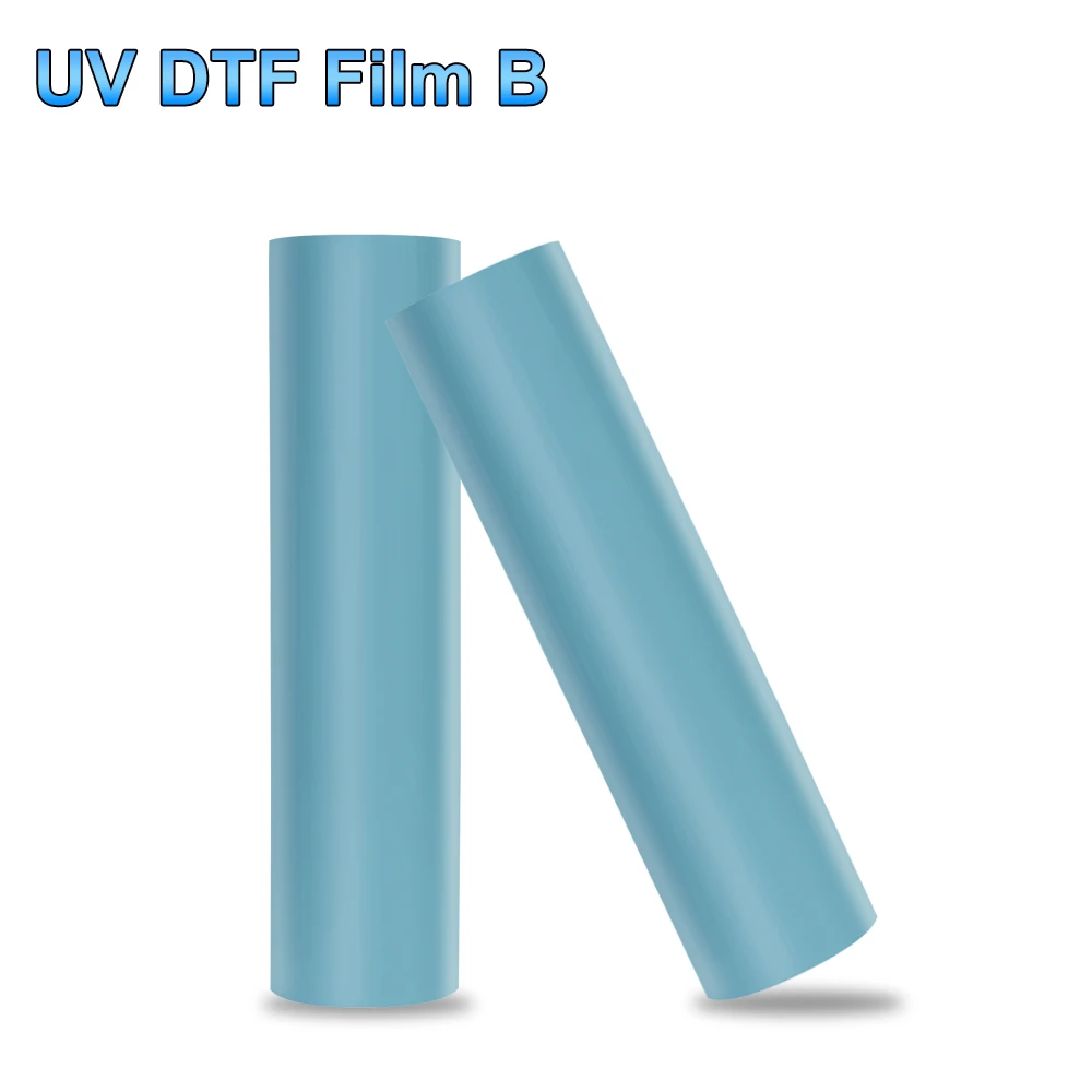 Пленка УФ DTF для принтеров UV, трансферная пленка B для принтеров UV DTF, прямая трансферная Наклейка на стекло, керамику, металл, кристалл UV, DTF, пленка