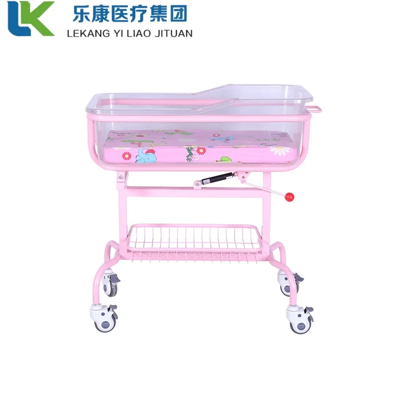 Hospital stroller stainless steel baby medical bed Children's bed Multifunctional ABS + stainless steel material