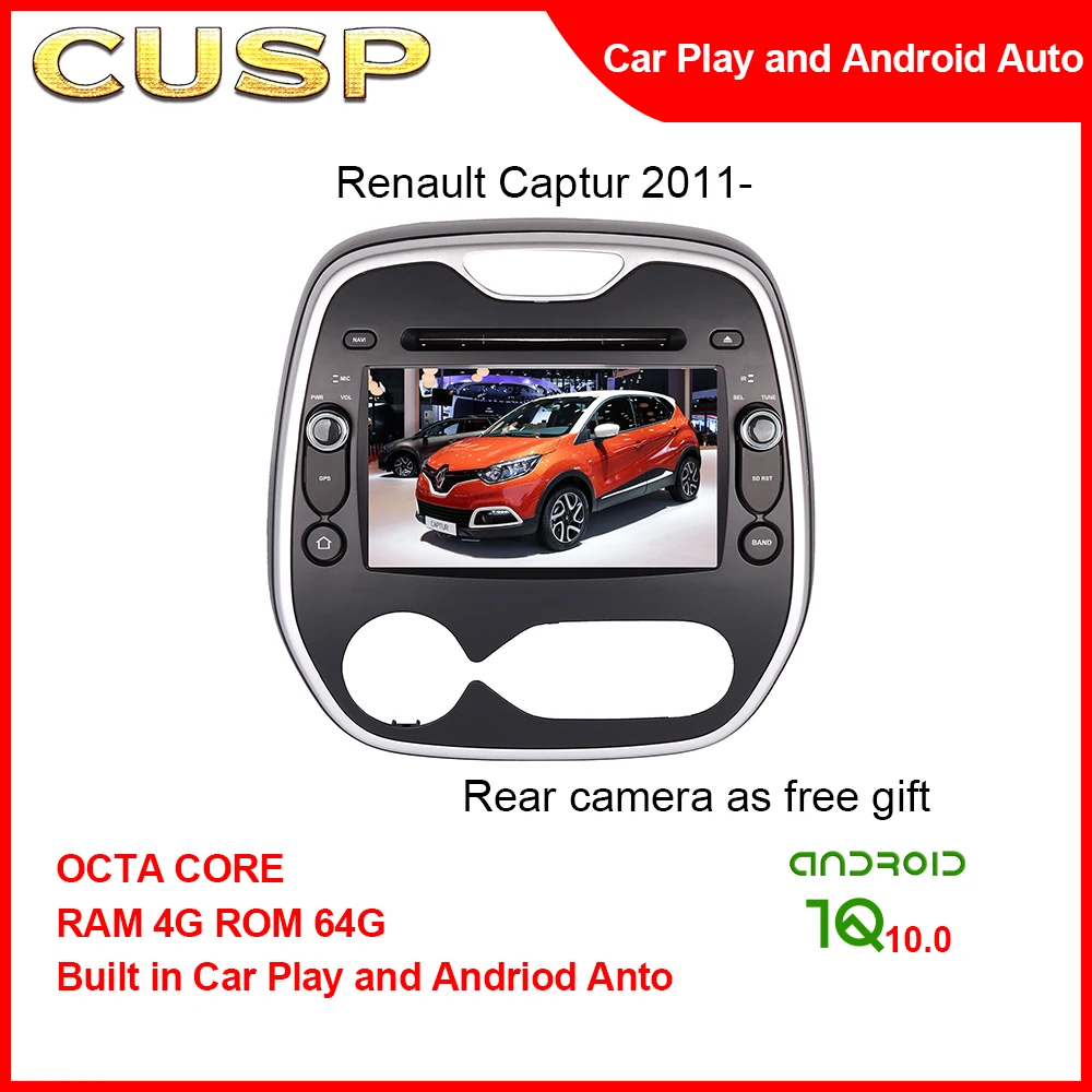 ANDROID CAR GPS For Renault Captur 2011- High Level 9inch RAM 4G ROM 64G For CUSP Car Multimedia Car Navigation Car Radio Stereo