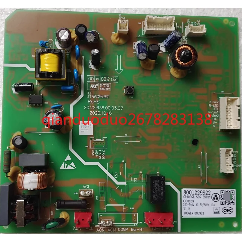 

Подходит для холодильника Siemens Bosch. 8001229922 Основная плата управления схемой управления питанием компьютера