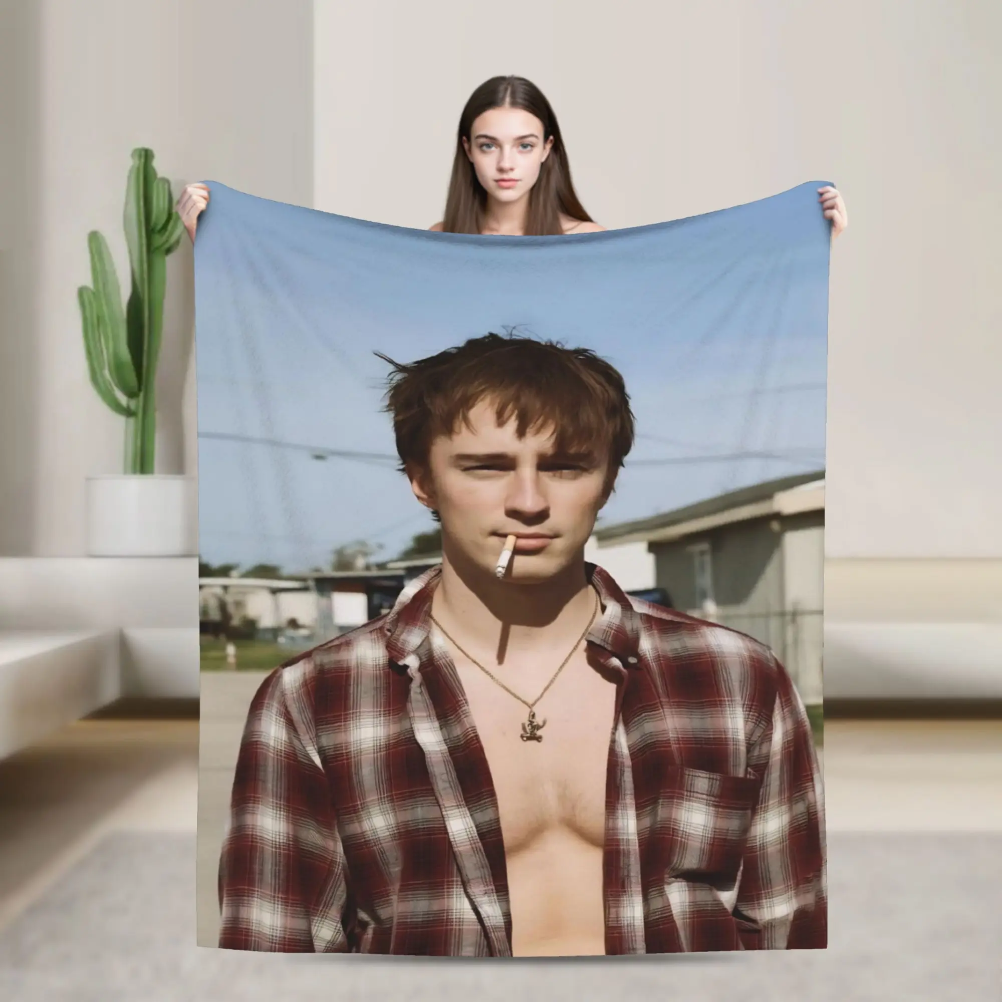 Starkey Rafe Cameron Gift Blanket For Men Women Super Soft Cozy  Throw Blankets for Living Room 50x60 Inches Multiple Sizes
