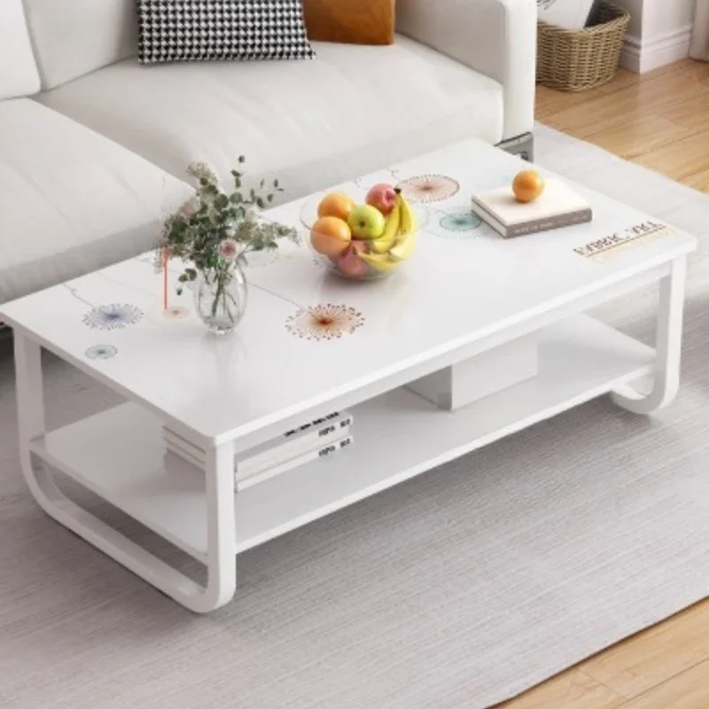 Modern Simple Coffee Tables Wireless Waterproof Modern Coffee Tables Living Room White Entertainment Magazine Lounge Furniture
