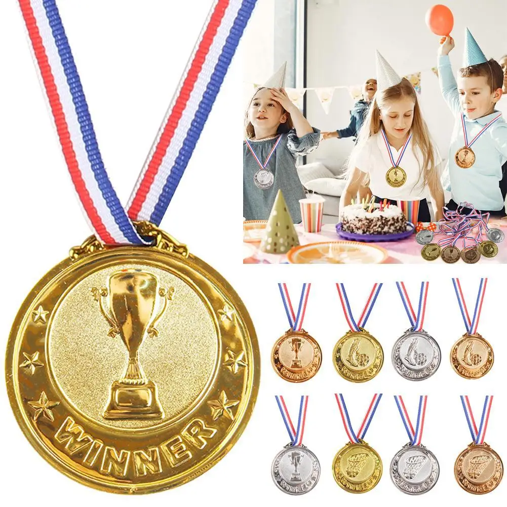 

Gold Silver Bronze Award Medal Winner Reward Football Competition Prizes Award Medal for Souvenir Gift Outdoor Sport Kids Toys